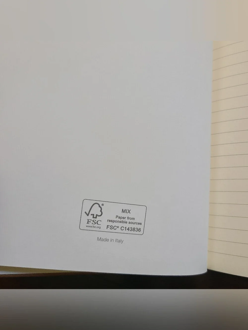 Castelli Milano Notebook Journal Tan Brown Faux Leather NEW Unused Made In Italy